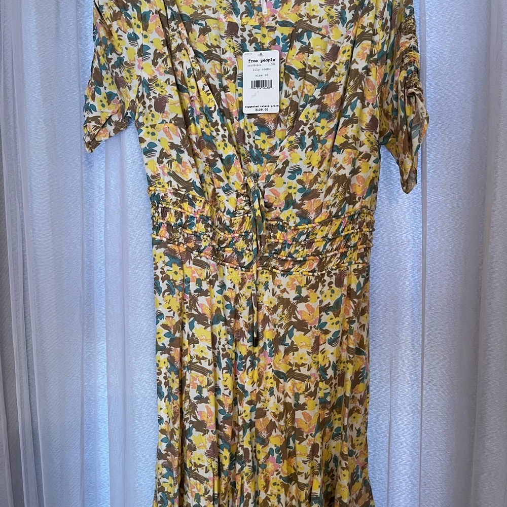 Floral Print Dress by Free People - Multicolor
